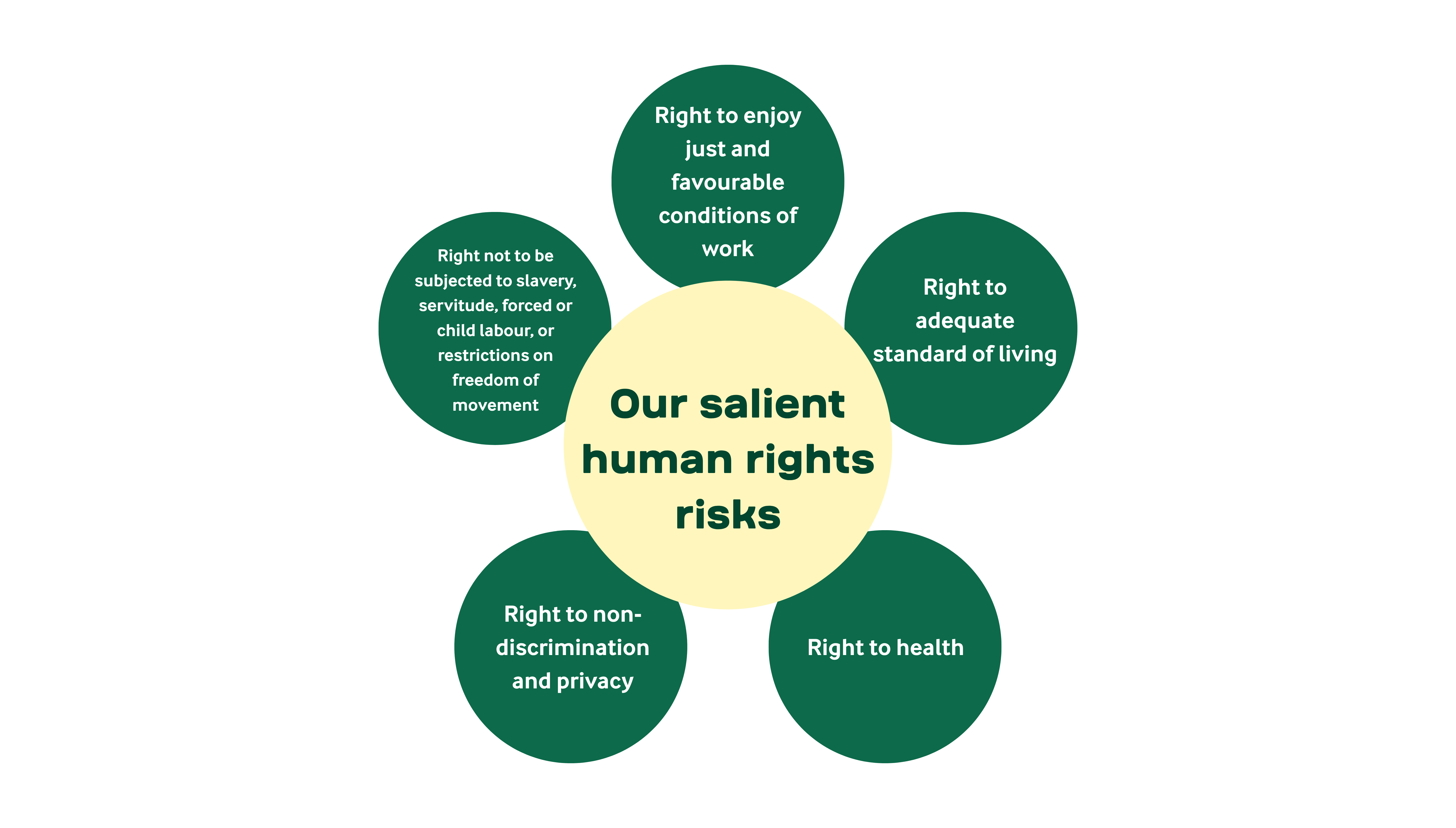 Salient human rights risks in a business setting